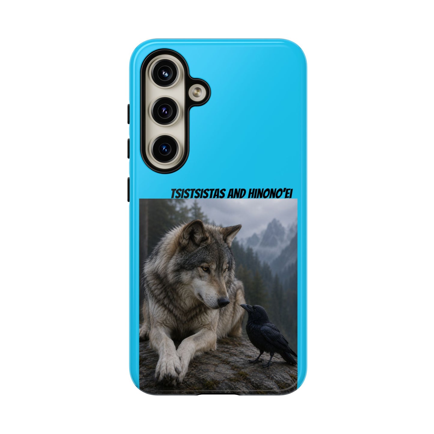 Cheyenne Arapaho Phone Case — 'Tsistsistas and Nihonnei' Protective Silicone Cover
