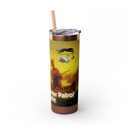 Shawnee East Skinny Tumbler with Straw, 20oz