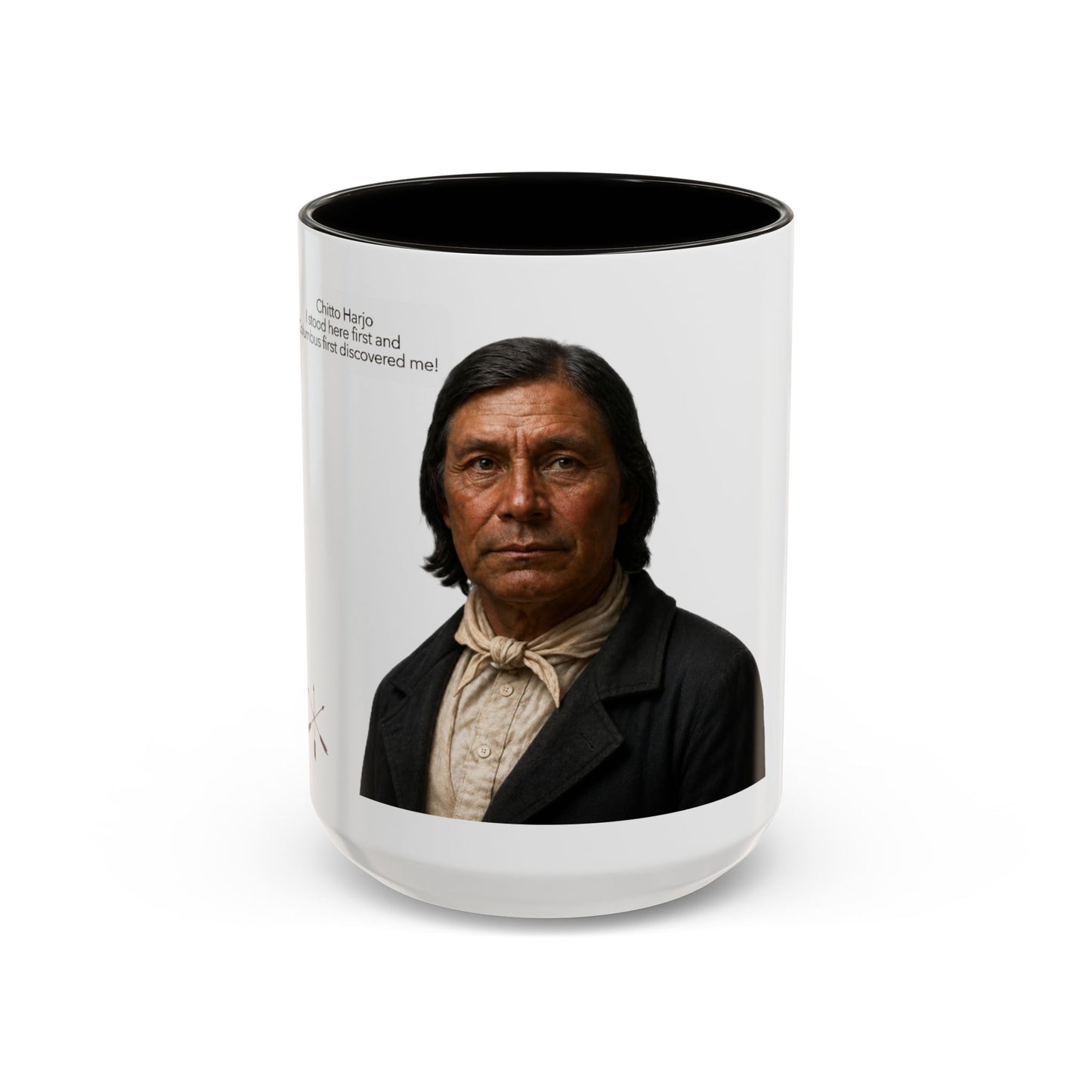 Chitto Harjo Portrait Mug — Historical Native American Portrait Coffee Mug (11oz, 15oz)