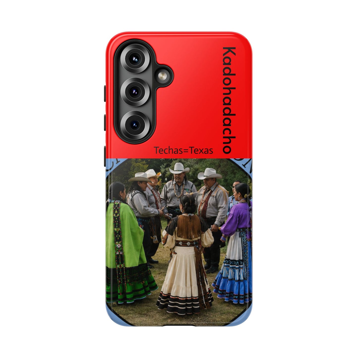 Caddo Phone Case – Native Dancers Photo Design (Kaddhadachto)