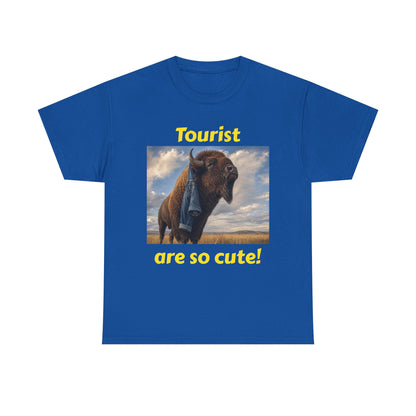 Tourist Are So Cute! T-Shirt — Funny Bison Photo Tee