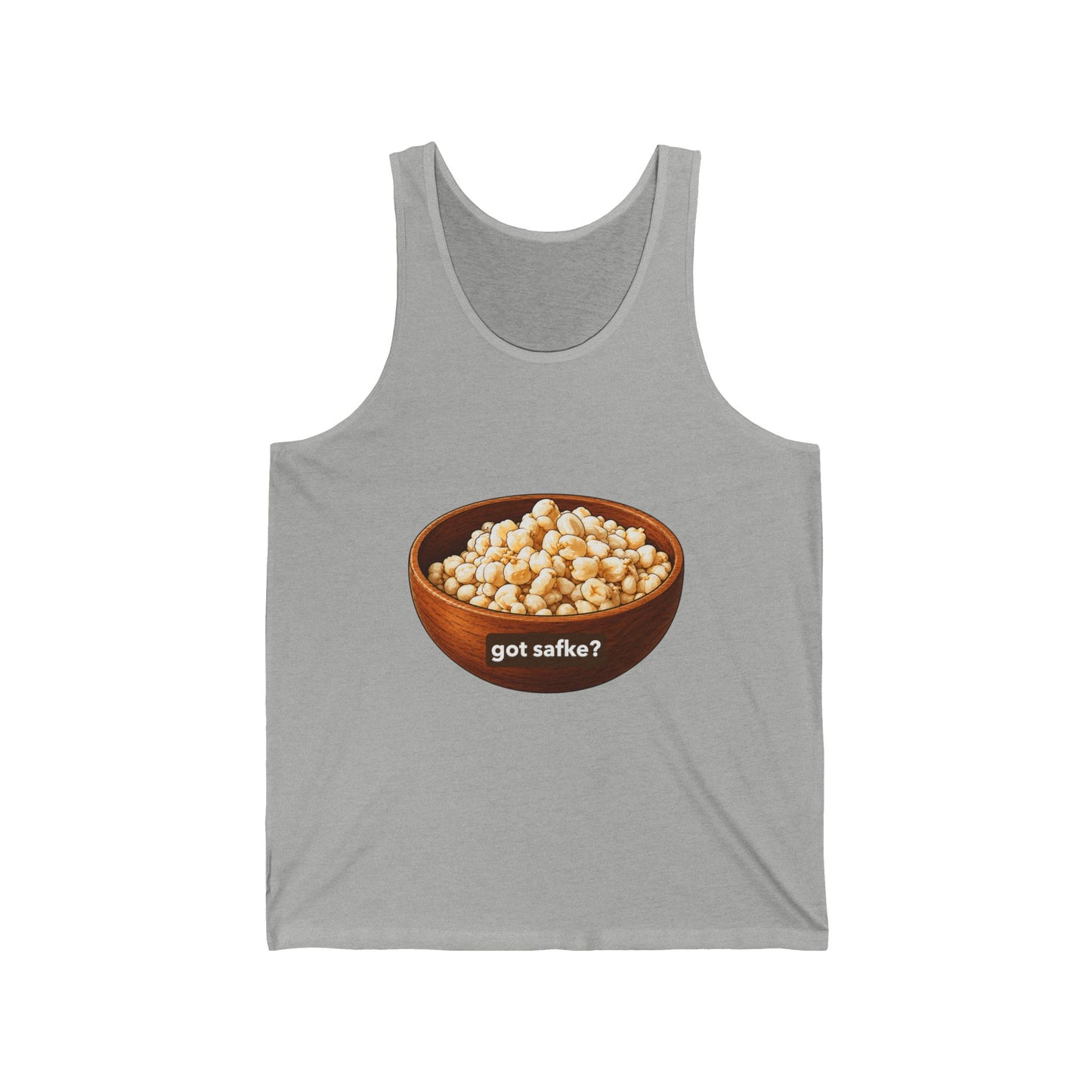 Got Safke Tank Top — "got s afke?" Funny Snack Lover Graphic Tank