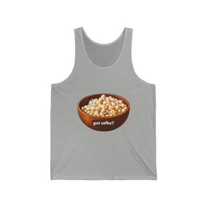 Got Safke Tank Top — "got s afke?" Funny Snack Lover Graphic Tank