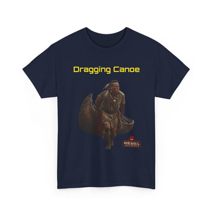 Dragging Canoe Canoe Warrior T-Shirt — Native American Historical Tribute Tee