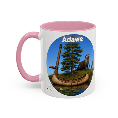 Ottawa Adawe Otter Canoe Mug — Nature Wildlife Coffee Cup (11oz & 15oz)
