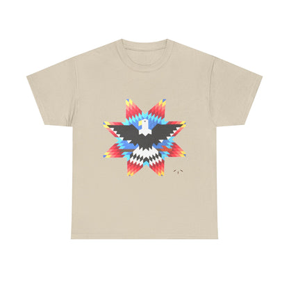 Native Star Eagle Graphic Tee with Arrow Backprint