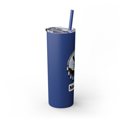 Modoc Eagle Skinny Tumbler – 20oz Straw Travel Cup (Maklaks)
