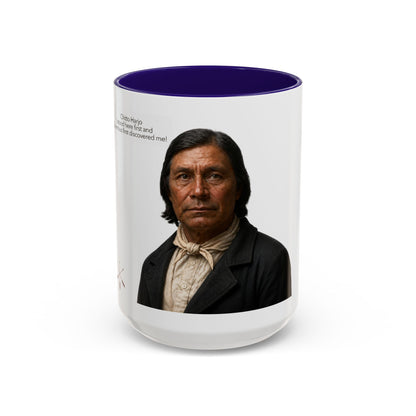 Chitto Harjo Portrait Mug — Historical Native American Portrait Coffee Mug (11oz, 15oz)