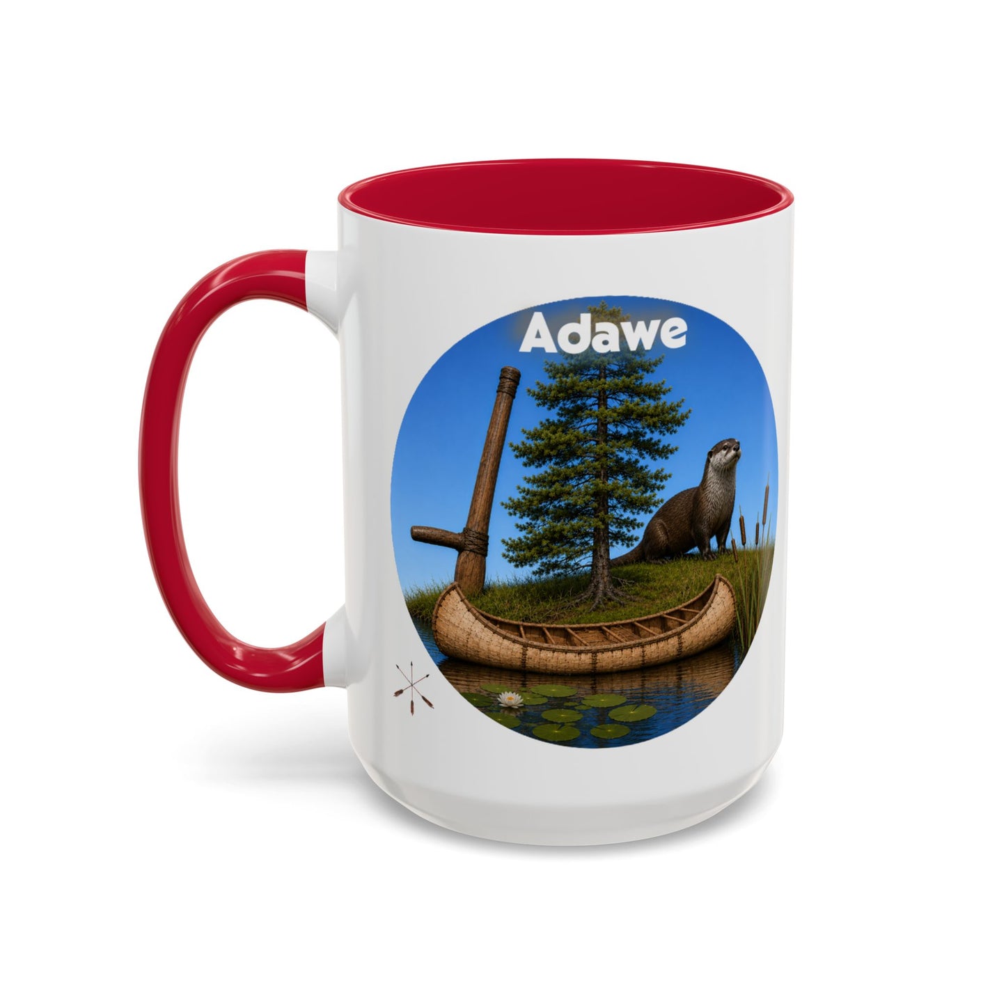 Ottawa Adawe Otter Canoe Mug — Nature Wildlife Coffee Cup (11oz & 15oz)