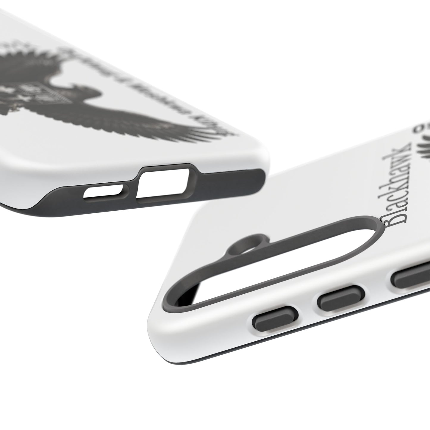 Sac&Fox Phone Case — 'Blackhawk' Raven Crest Protective Tough Case