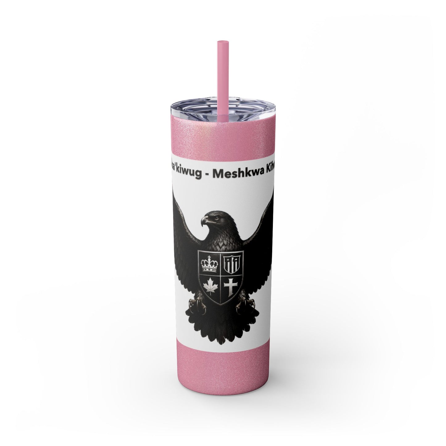 Sac Fox Skinny Tumbler with Straw, 20oz