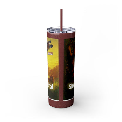 Shawnee Absentee Skinny Tumbler with Straw, 20oz