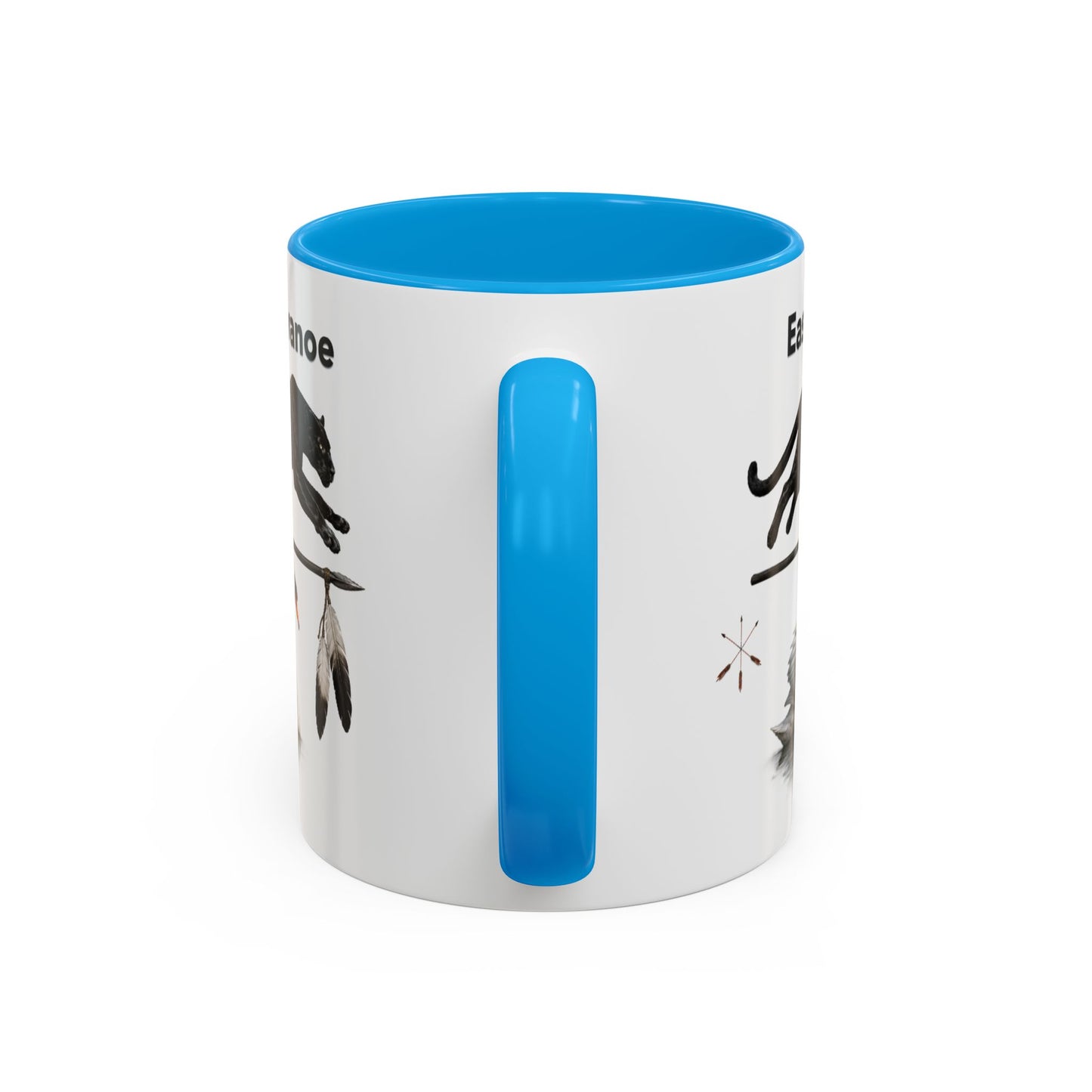 Shawnee East Shawanoe Mascot Panther & Swan Coffee Mug (11oz/15oz)