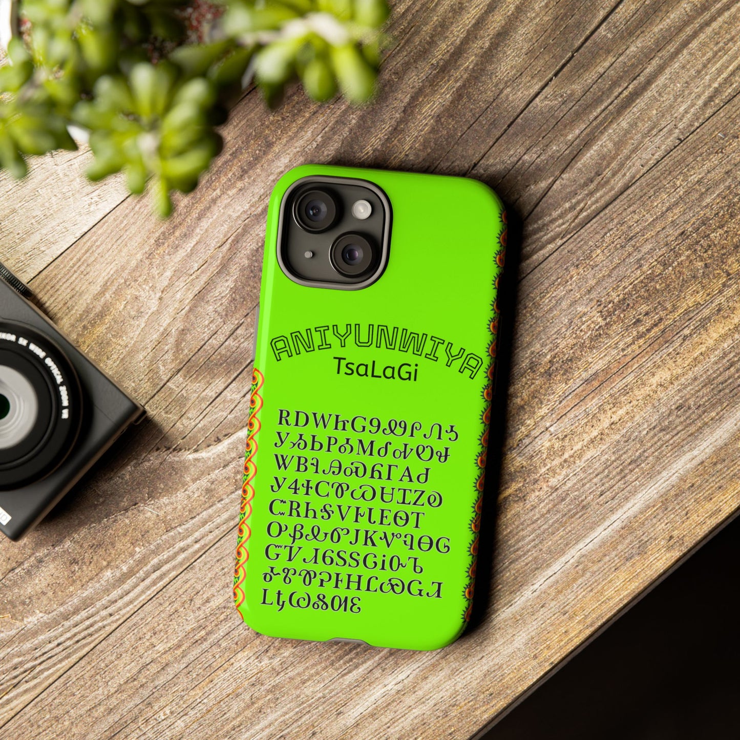 Cherokee Phone Case — Anityuniwya TsaLaGi Star Design (Protective Tough Case)