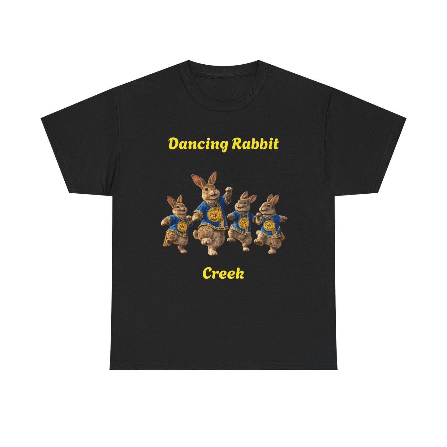 Dancing Rabbit Creek Tee — Vintage Dancing Bunnies Graphic T-Shirt
