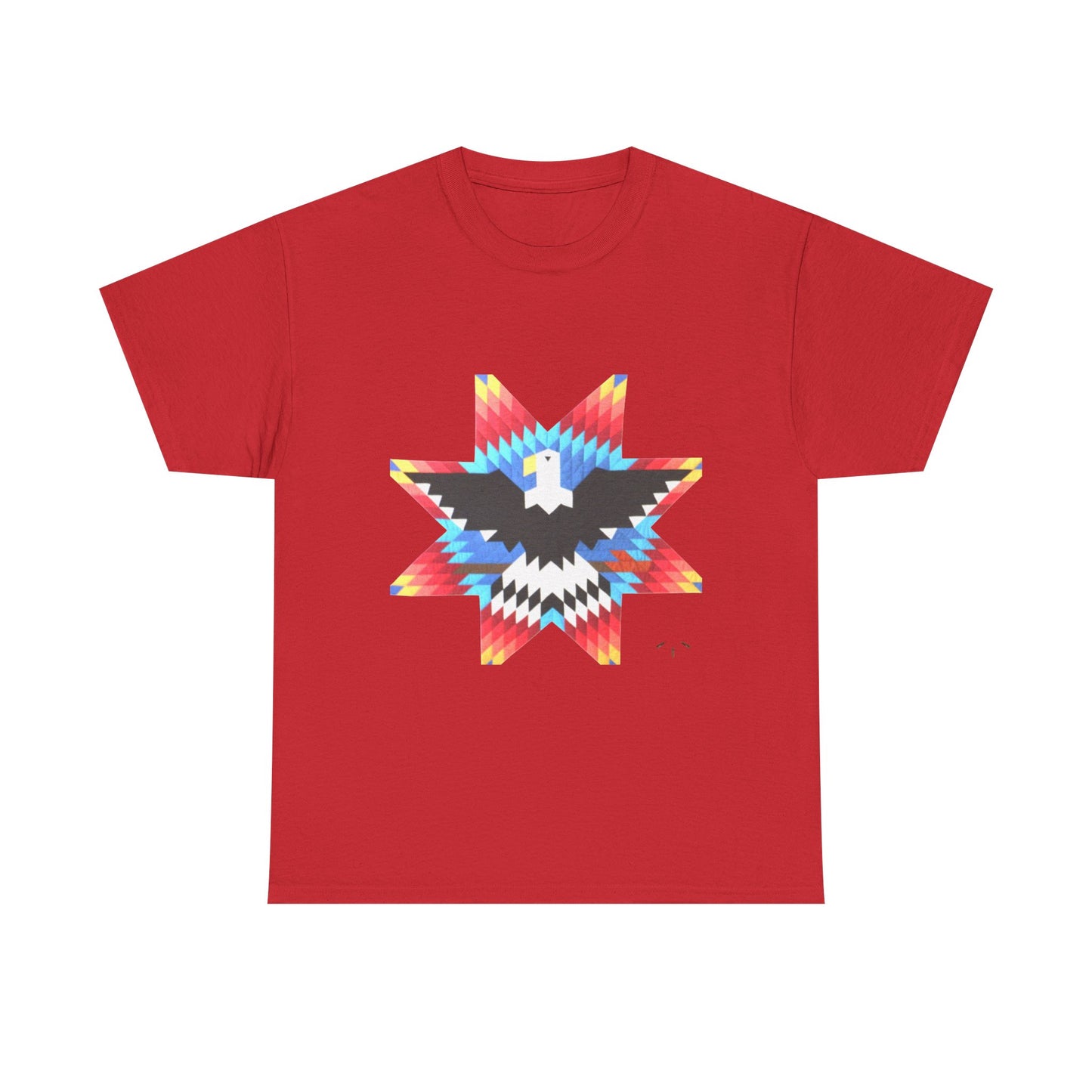 Native Star Eagle Graphic Tee with Arrow Backprint
