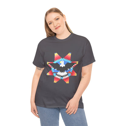 Native Star Eagle Graphic Tee with Arrow Backprint