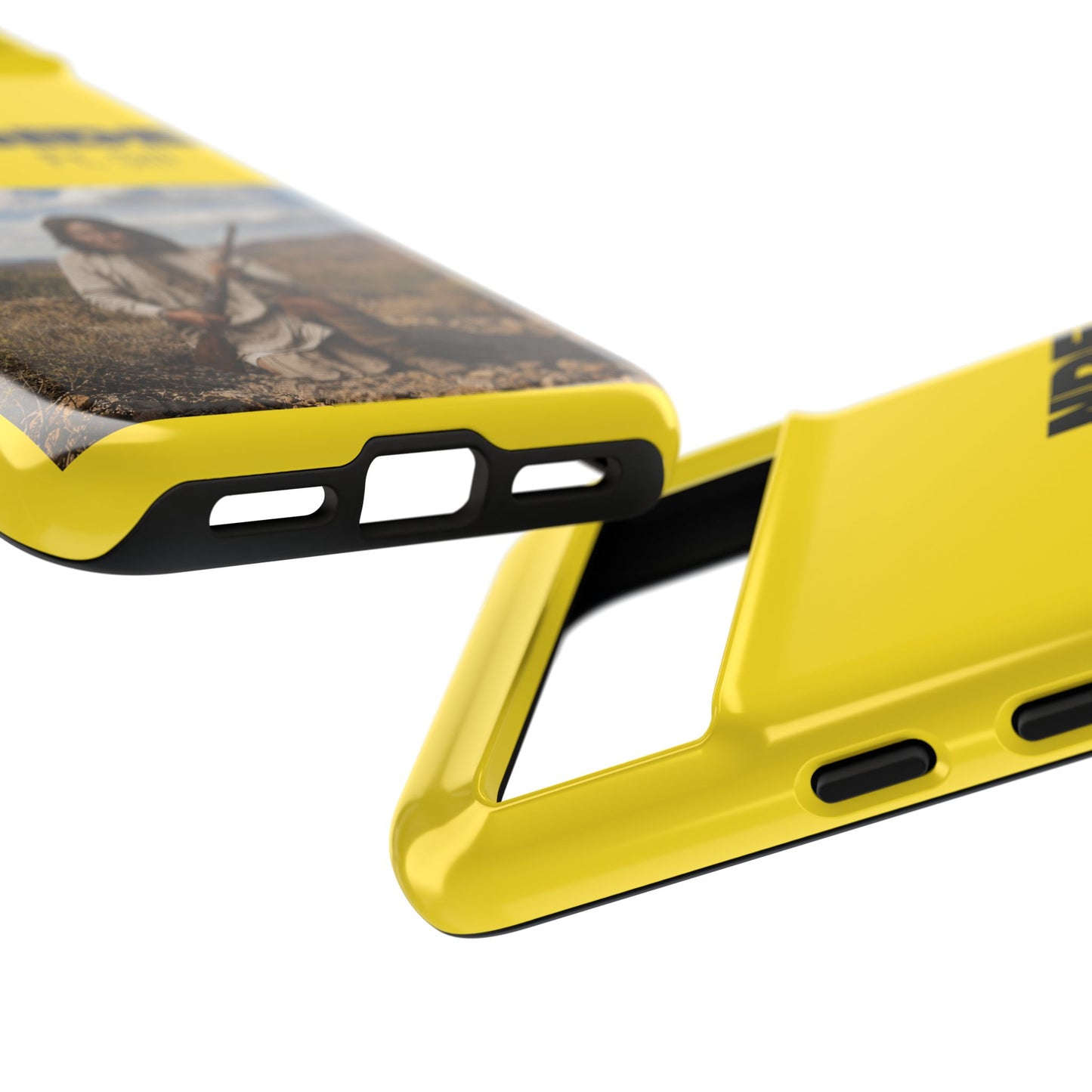 Ft. Sill Phone Case — Yellow ‘NDE Ft. Sill’ Desert Photo Protective Cover
