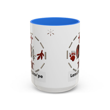 Delaware East Lenni Lenape Tribal Ceramic Mug – Native Symbols Coffee Cup (11oz/15oz)
