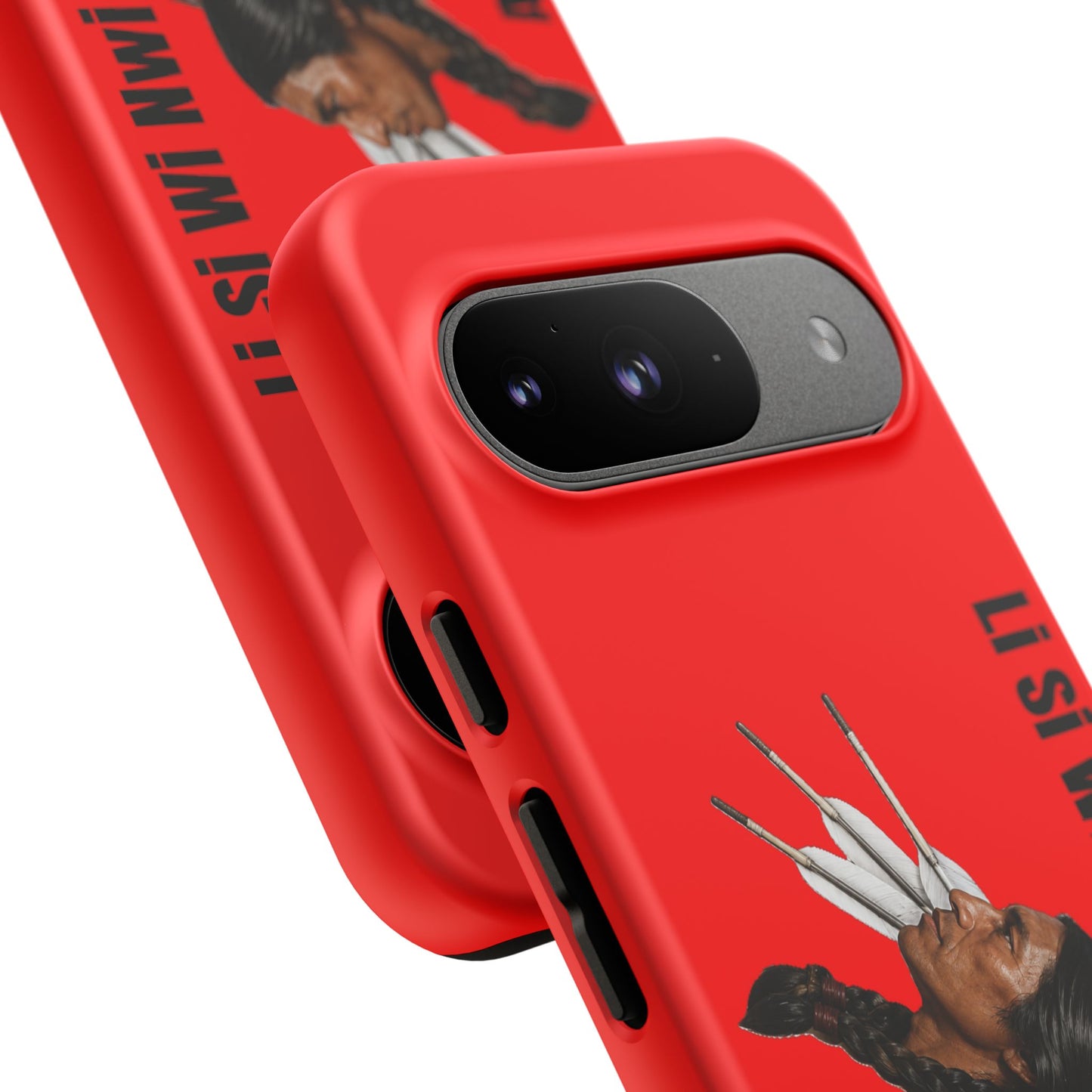 Absentee Shawnee Headdress Phone Case — 'Li Si Wi Ni' Design