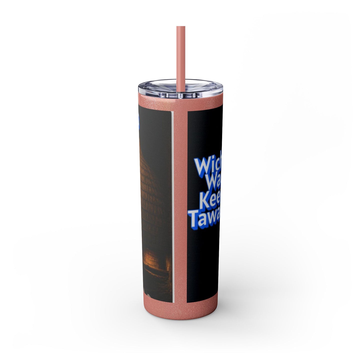 Wichita Skinny Tumbler with Straw, 20oz