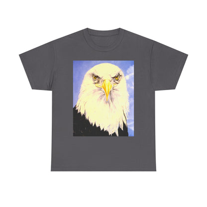 Bald Eagle Graphic Tee — Patriotic Vintage Bird T-Shirt with Arrow Back Design