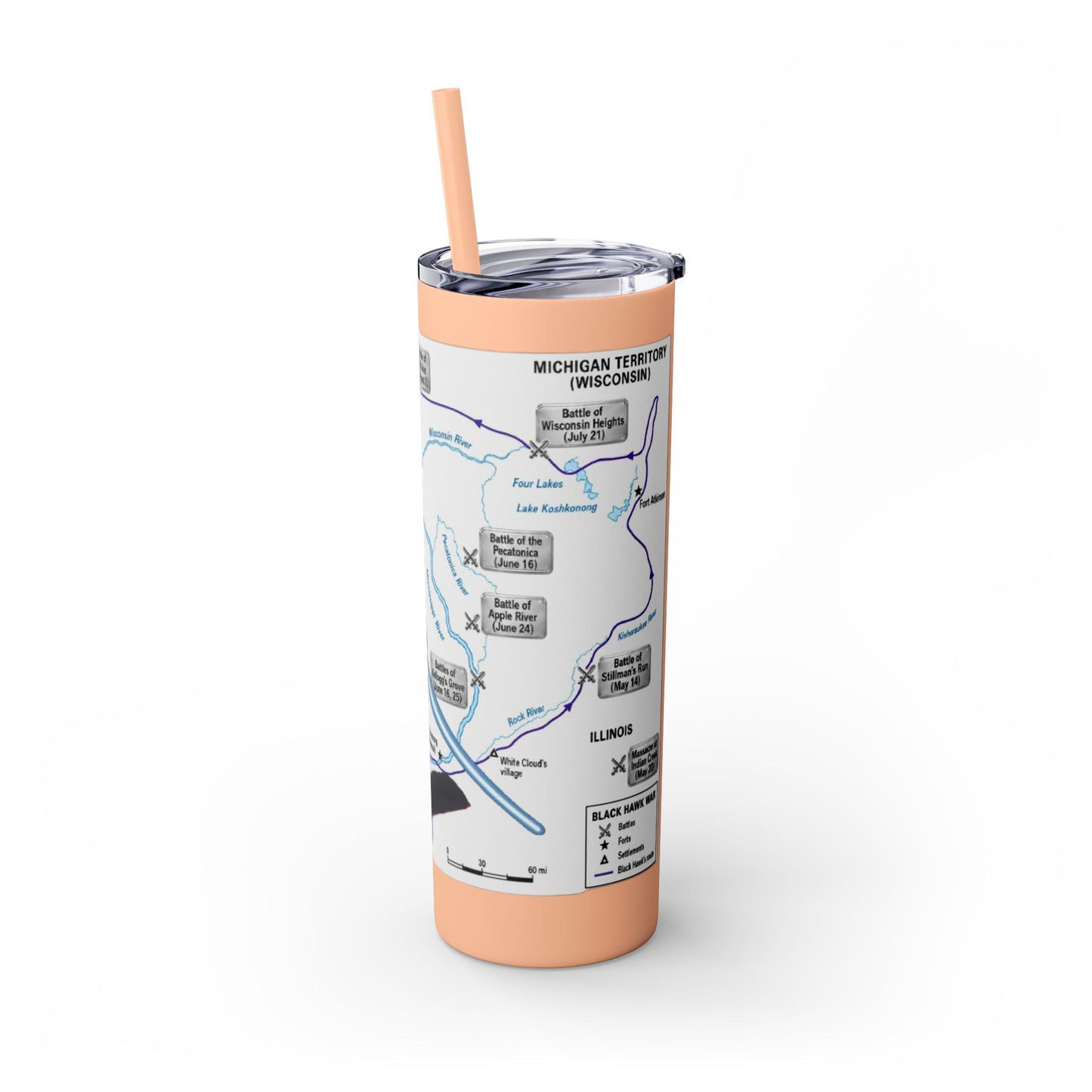 Blackhawk Skinny Tumbler 20oz – "BlackHawk could teach Yoda" Design