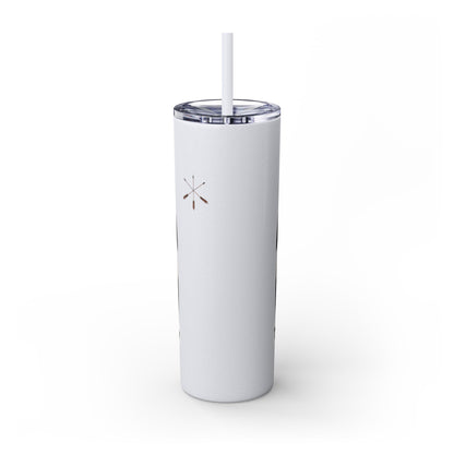 Thlopthlocco Skinny Tumbler with Straw, 20oz