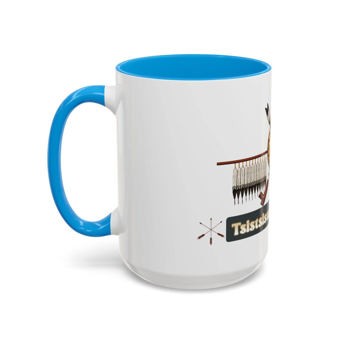 Cheyenne Arapaho Native Heritage Shield Coffee Mug – 'Tsistsistas / Hinono’ei' 11oz & 15oz