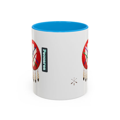 Peoria Powawera Dreamcatcher Coffee Mug — Colorful 11oz & 15oz Ceramic