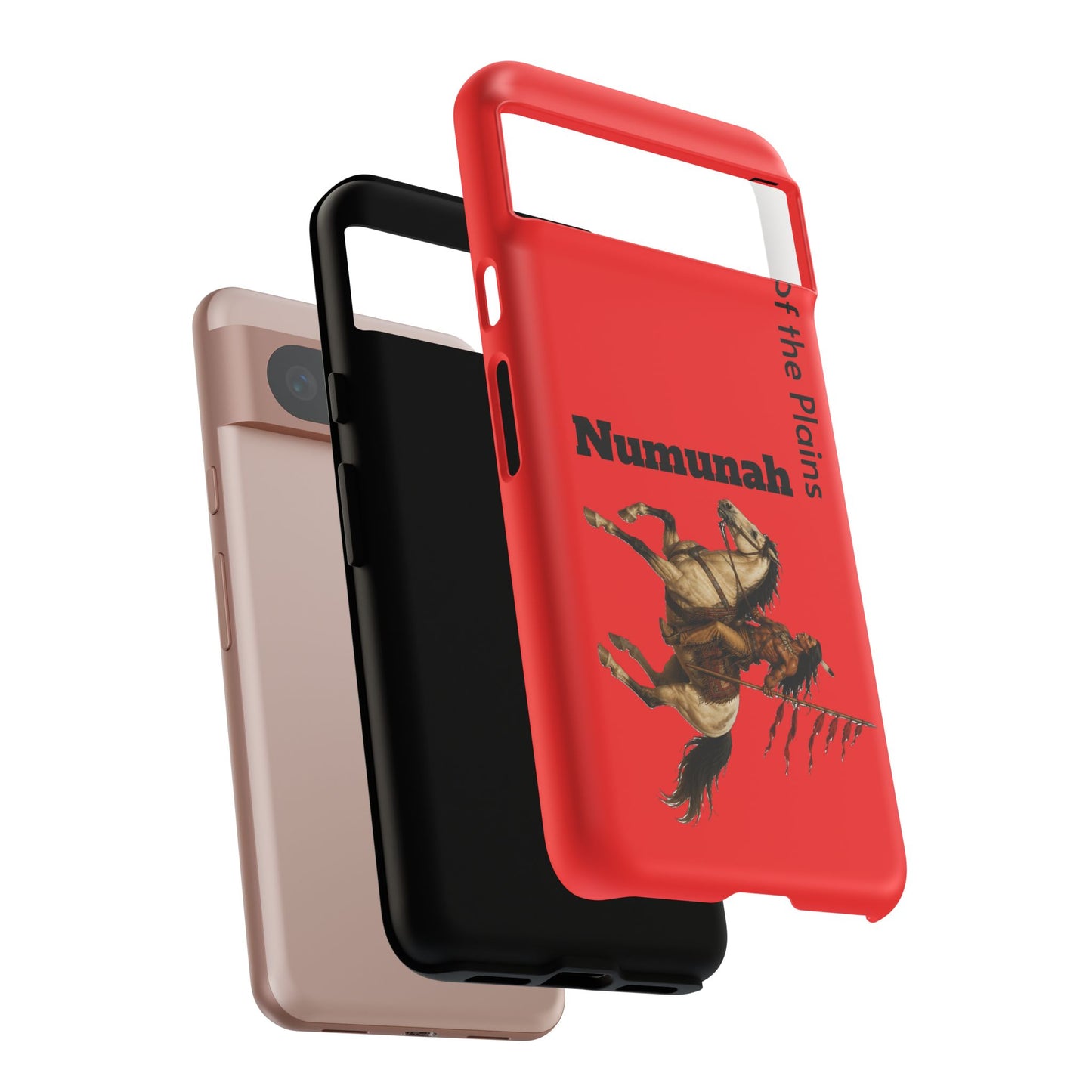 Comanche Numunah Horse Phone Case — 'Lords of the Plains' Red Protective Case