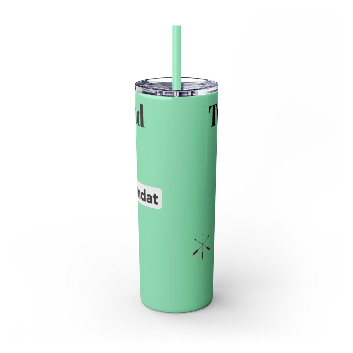 Wyandotte Skinny Tumbler with Straw, 20oz