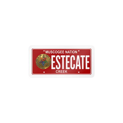 'Estecate Creek' Kiss-Cut Vinyl Decal