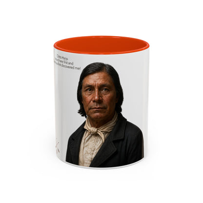Chitto Harjo Portrait Mug — Historical Native American Portrait Coffee Mug (11oz, 15oz)