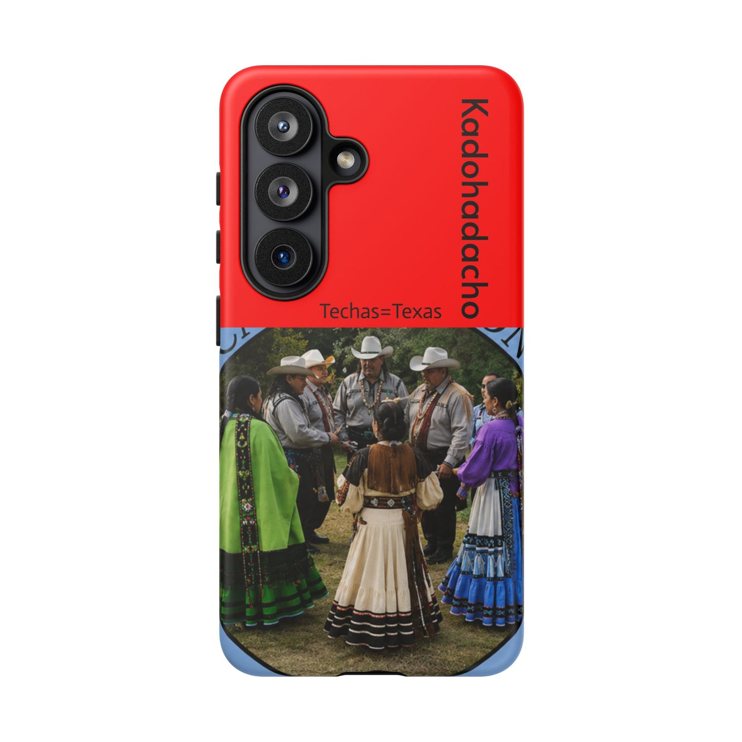 Caddo Phone Case – Native Dancers Photo Design (Kaddhadachto)