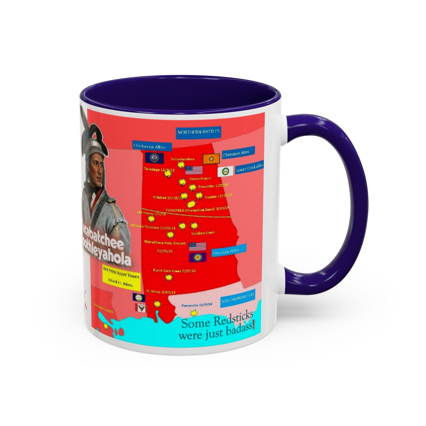 Opothleyahola Colorful Mugs (11oz, 15oz)