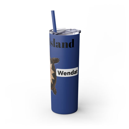 Wyandotte Skinny Tumbler with Straw, 20oz