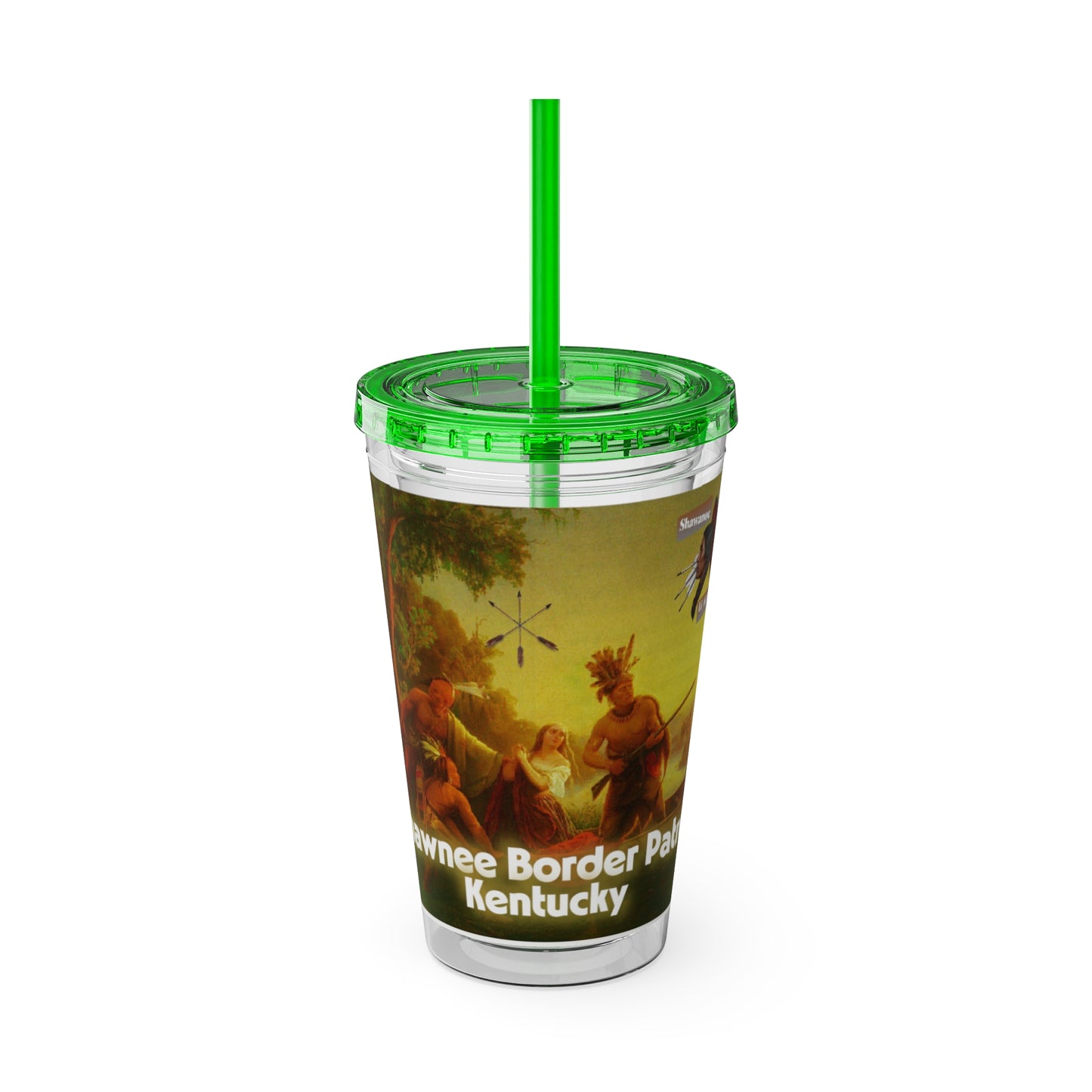 Shawnee Absentee Sunsplash Tumbler with Straw, 16oz