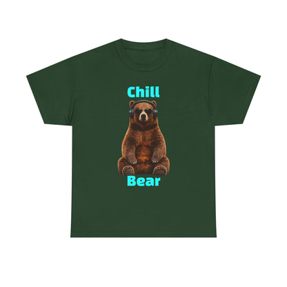 Chill Bear Tee — Cute Relaxed Bear Graphic T-Shirt