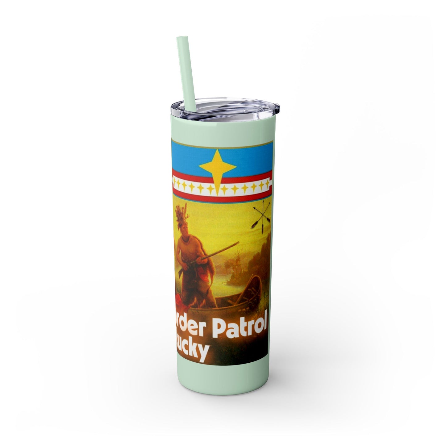 Shawnee N Skinny Tumbler with Straw, 20oz