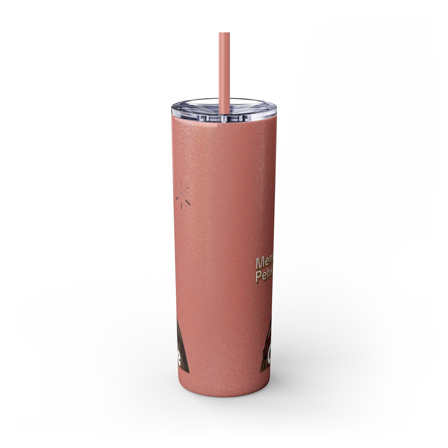 Miami 20oz Skinny Tumbler with Straw — Native Chief Portrait Travel Cup