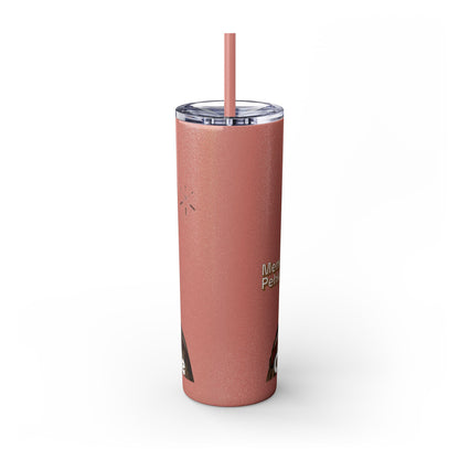 Miami 20oz Skinny Tumbler with Straw — Native Chief Portrait Travel Cup