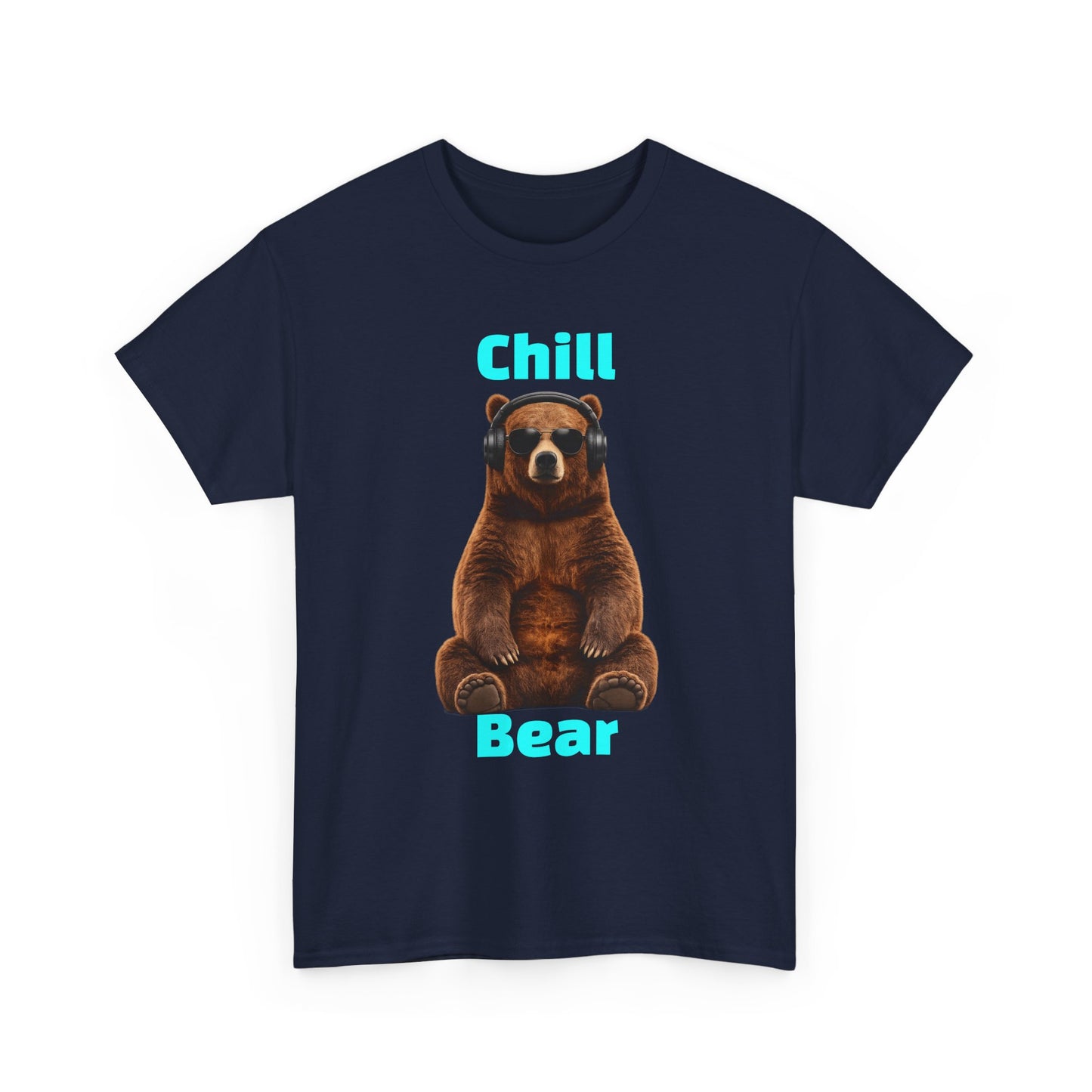 Chill Bear Tee — Cute Relaxed Bear Graphic T-Shirt