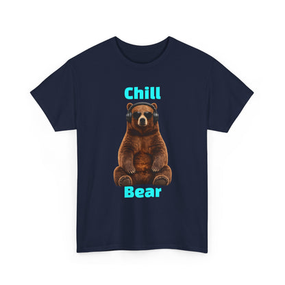 Chill Bear Tee — Cute Relaxed Bear Graphic T-Shirt