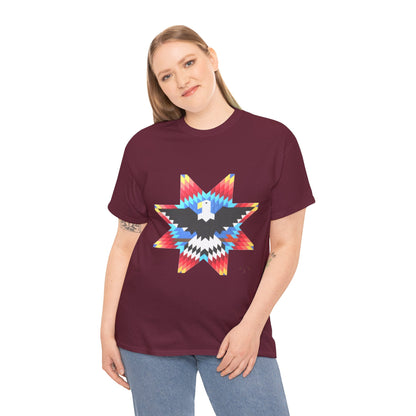 Native Star Eagle Graphic Tee with Arrow Backprint