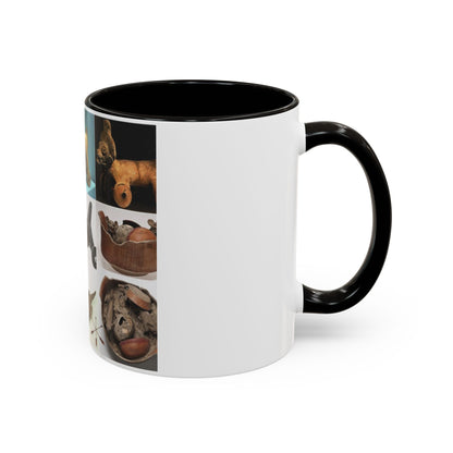 Aztec Artifact Photos Collage Coffee Mug (11oz/15oz)