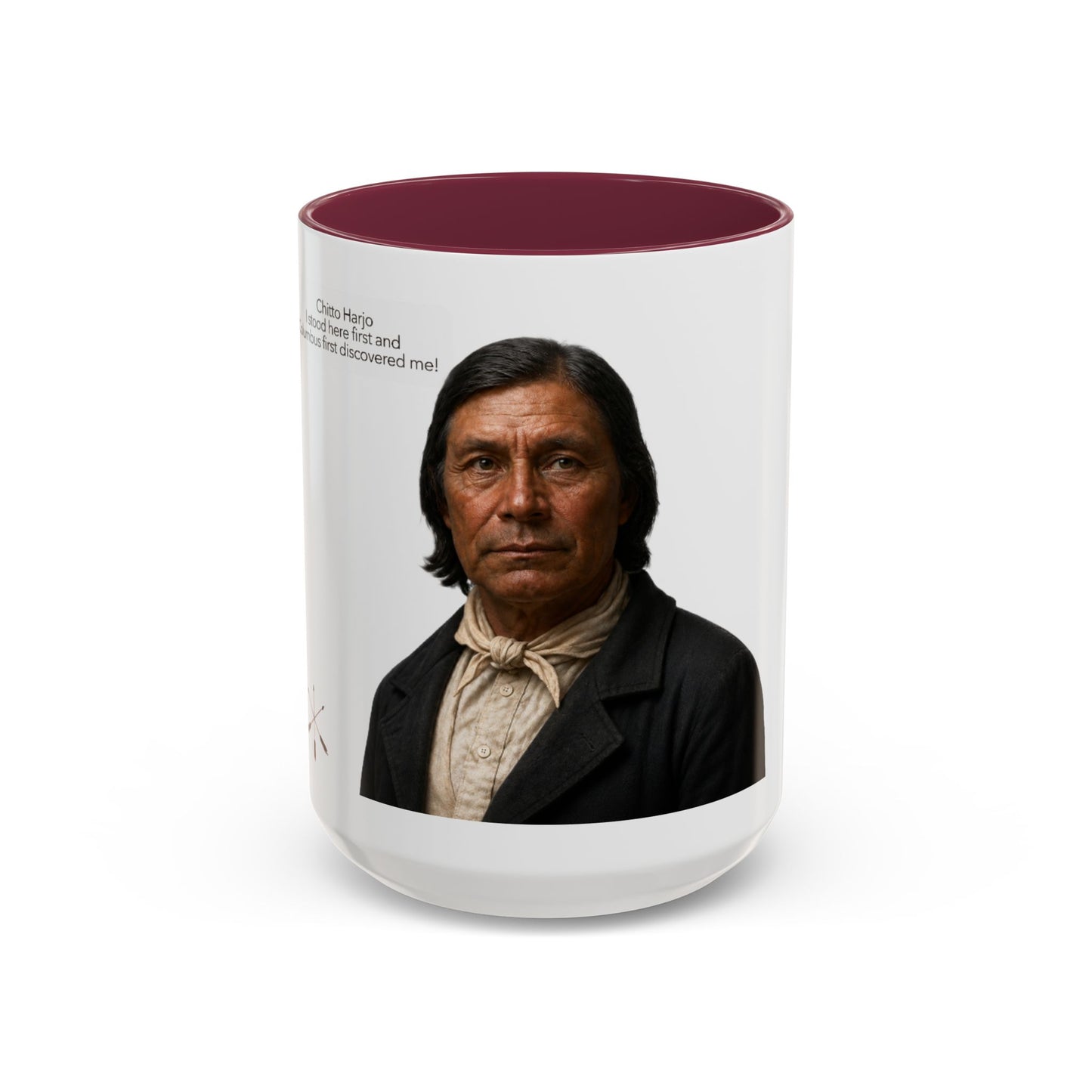 Chitto Harjo Portrait Mug — Historical Native American Portrait Coffee Mug (11oz, 15oz)