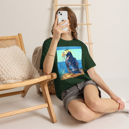 Puffin Beach Tee — Vintage Seaside Bird Graphic T-Shirt