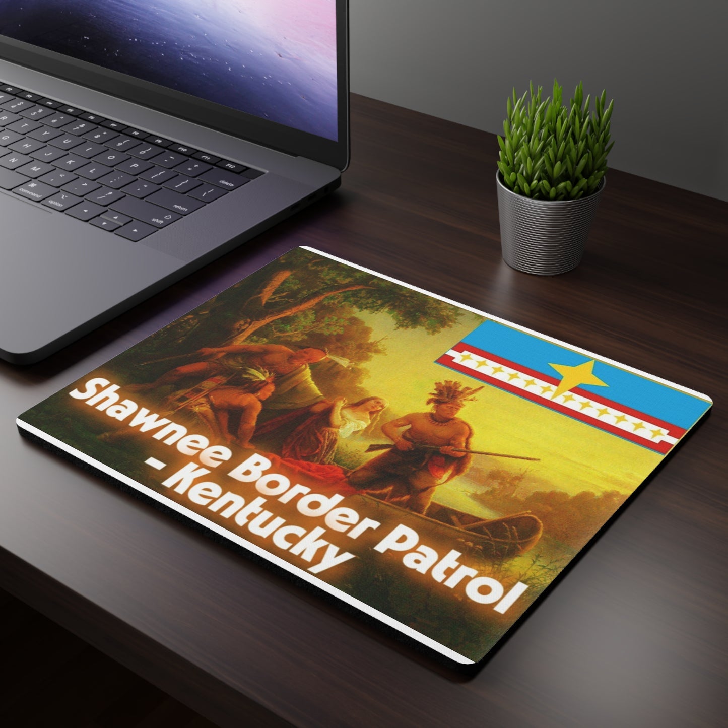 Shawnee Border Patrol - Kentucky Rectangular Mouse Pad