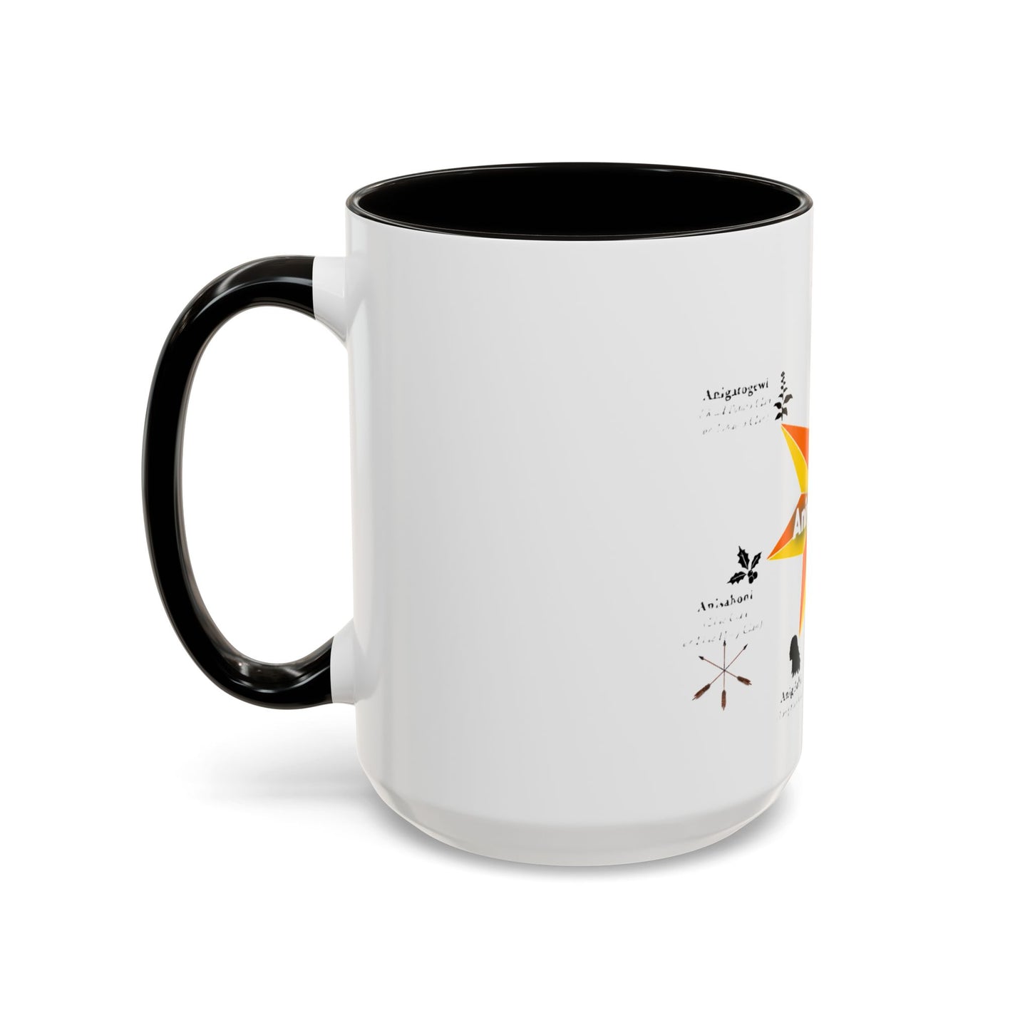 Aniyunwiya Star Map Coffee Mug — Native Seneca/Onondaga Language Names